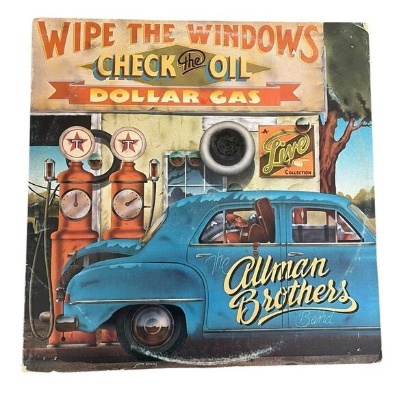 VINTAGE THE ALLMAN BROTHERS BAND WIPE THE WINDOWS VINYL SET OF 2 VINYL RECORD - Picture 2 of 9